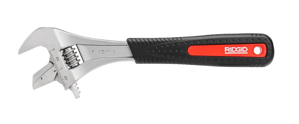 Ridgid 12 Inch Wide Capacity Reversible Adjustable Wrench