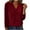 Wine Womens Blouses, variant on Long Sleeve Shirts for Women Dressy Sparkling Top Comfy Loose Fit V-Neck Pullover Tunic Blouse