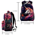 thumbnail image 2 of Lightweight Backpack Unicorn School Bag Travel Laptop Daypack for Men Women Casual Rucksack, 2 of 6