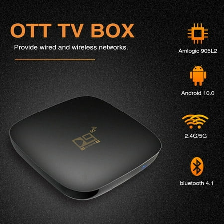 2022 Smart Android 10.0 TV Box Quad Core 2.4/5G Hz 4K HD Media Streaming Player