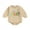 Beige, variant on Bagilaanoe Newborn Baby Girl Boy Easter Romper Sweatshirt Long Sleeve Bodysuits Letter Print Pullover 3M 6M 12M 18M Infant Casual Tee Tops