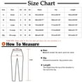 thumbnail image 3 of Ayolanni Plus Size Pants for Women Cargo Pink Elastic Waist Travel Straight Leg Sweatpants Ladies Pants with Pockets M, 3 of 6