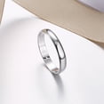 thumbnail image 2 of 3mm Wedding Band Sterling Silver Women Men Ring Ginger Lyne Collection, 2 of 6