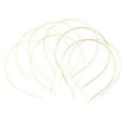 thumbnail image 1 of 10/set Metal Headband Findings Hair Hoop DIY Headwear Craft Supplies - Gold,, 1 of 9