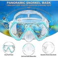thumbnail image 5 of ZWVKLN Snorkel Set, 3 Piece Diving Set With Flippers, Mask And Snorkel Set For Men And Women, 5 of 5