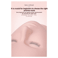 thumbnail image 2 of Outils de Formation à la Greffage de Cils et Extensions de Cils, 1 * Tête de Mannequin, Rose, 2 of 8