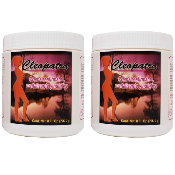 Cleopatra Crema reafirmante revitalizante y nutritiva, 8 oz, paquete de 2