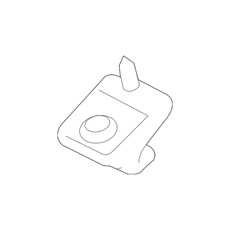 Genuine OE Kia Sun-Visor Retainer - 85235-4D300DCM