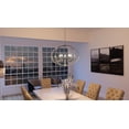 thumbnail image 2 of Urban Ambiance Luxury Luxe Chandelier, Size: 27-7/8"H x 33-3/4"W, with Transitional Style Elements, Polished Nickel Finish and Clear Shade, UHP2350, 2 of 4