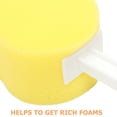 thumbnail image 3 of Luxshiny Esponja Para Con Mango Largo Color Amarillo Para Exfoliar Y Cuerpo, 3 of 8