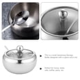 thumbnail image 5 of NUOLUX Stainless Steel Seasoning Jar With Spoon 1 Set 3.9x3.9x3.3in, 5 of 6