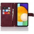 thumbnail image 6 of Samsung Galaxy A52 5G Wallet Case,[9 Card Slots] Removable Adjustable Crossbody Necklace Lanyard Shoulder Strap Zipper Magnetic Leather Case for Samsung Galaxy A52 5G,6.5 inch Burgundy, 6 of 16
