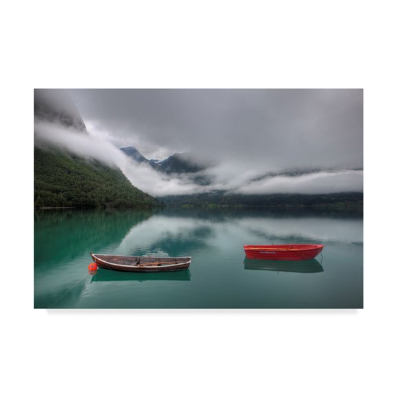 Trademark Fine Art 'Mountain Rustic Norway 7' Canvas Art by Maciej Duczynski
