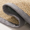 thumbnail image 6 of SAFAVIEH Natural Fiber Maisy Solid Runner Rug, Natural/Dark Grey, 2'6" x 8', 6 of 12