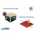 thumbnail image 6 of Slab Dream Lab 12"X12" Slab Lite Baseplate for All Major Building Bricks and Blocks (Yellow, 10-Pack), 6 of 6