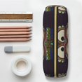 thumbnail image 5 of Rocae Boho Owl for Multifunctional Pen Organizer with Zipper Closure, Ideal for Tools, Gadgets, Cosmetics, Stationary,Travel Accessary, 5 of 5