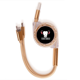 thumbnail image 1 of Para proteger a los animales es para protegernos Cable de carga telescópico múltiples USB tres en uno, 1 of 3