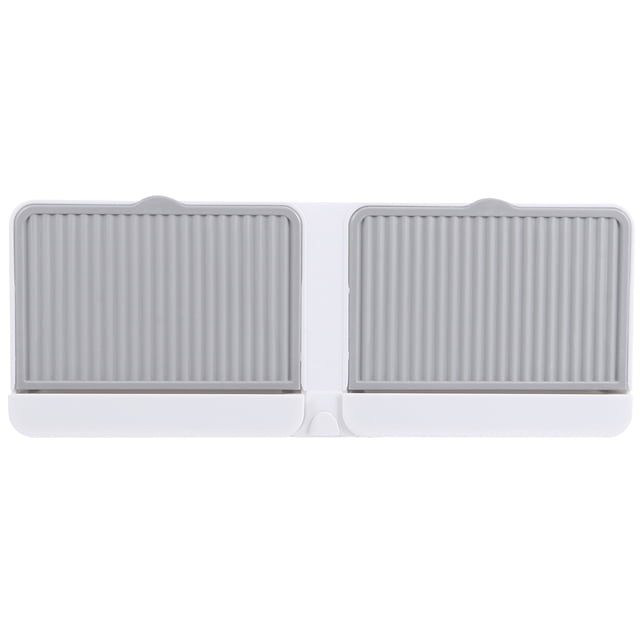 Shisuyan Sundries Storage Rack Simple Storage Shelf Grey 1Pc 10X4X1In
