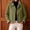 Green, variant on Njagoc3 Womens Short Trench Jacket Plaid Lining Button Front Lightweight Classic Casual Outerwear with Pockets,Black,S
