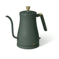 Beautiful 1Liter Electric Gooseneck Kettle 1200 W, Thyme Green by Drew Barrymore