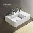 thumbnail image 3 of American Imaginations AI-28167 23.8 in. Rectangle Wall Mount White Vessel for 1 Hole Left Drilling, 3 of 3