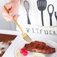 thumbnail image 4 of (gold,4 Pcs)Stainless Steel Dinner Knife Compatible Withk Spoon Dinnerware Set, 4 of 5