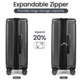 thumbnail image 2 of New York Xpress 3-Piece Hardside Luggage Set, Expandable Suitcases with TSA Lock, 20"/26"/30" Carry-on & Checked, Grey - WD577, 2 of 11