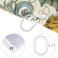 thumbnail image 4 of Sea Horse Waterproof Printed Shower Curtain Set with Hooks for Bathroom Decoration, 4 of 5