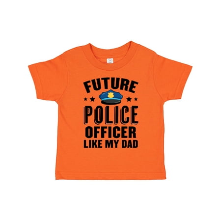 

Inktastic Future Police Officer Like My Dad Gift Toddler Boy or Toddler Girl T-Shirt