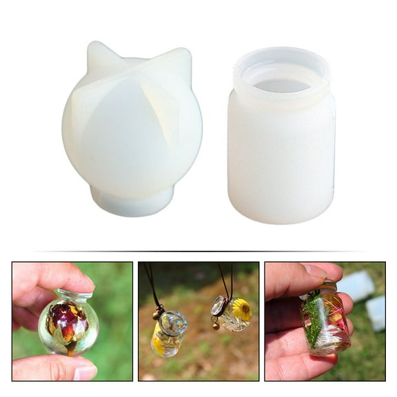 SEWCHICS 2pcs Silicone for Mold Making for Crafts DIY Supply White Making Decorations