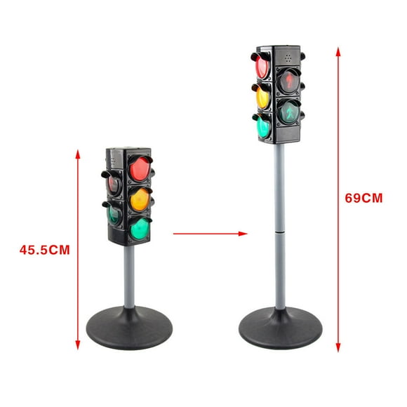 justharion Simulation Traffic Signs Light Model Toy Parties Toy Child Education Themed Party Decor traffic light
