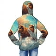 thumbnail image 4 of Cauagu Cloud Guinea Pig Print Sun Protection Jacket for Teen,Full-Zipper Long Sleeve Sun Shirts with Pockets UV Hoodie Shirts Outdoor Athletic Jacket-XX-Large, 4 of 7