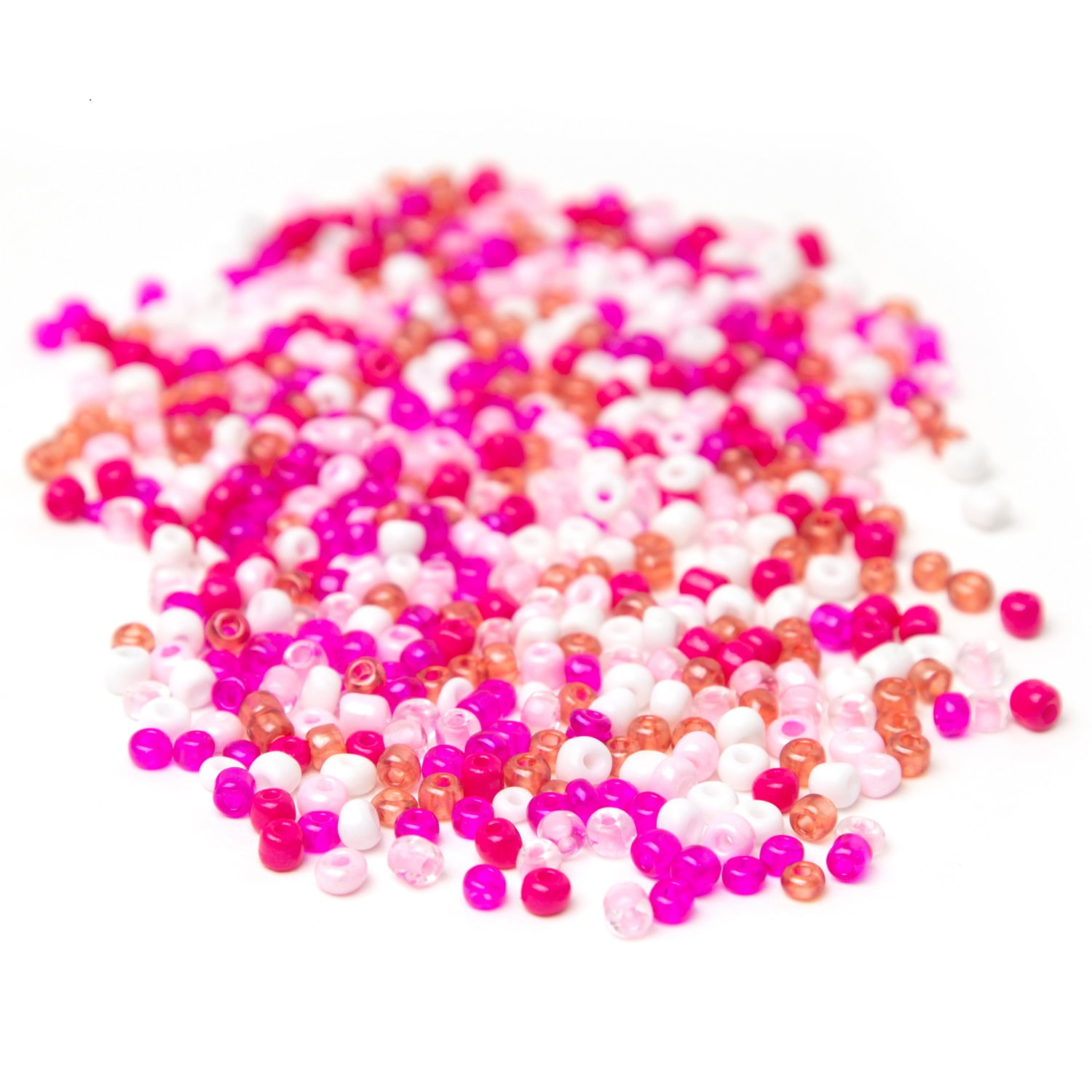 Cousin DIY Pink E-bead Bulk Pack, Multi-color, Adult, Unisex, 100 g, 1000+ Pieces