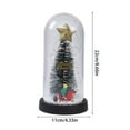 thumbnail image 2 of Binwennn Space Stuff for Kids Neon Animal Light Christmas Tree In Glass Dome Tabletop Christmas Tree Christmas Tree With Lights In Glass Dome For Xmas Home Indoor Room Christmas Decorations Desktop, 2 of 2