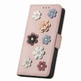 thumbnail image 3 of Nalacover Wallet Case For iPhone 14 Pro Max 6.7 inch,360 Protection Stylish 3D Flowers PU Leather and Soft TPU Shockproof Flip Card Slots Holder Cover with Detachable Wrist Strap.Rosegold, 3 of 10