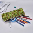 thumbnail image 5 of Xecao Carrot Eggplant Print Leather Pencil Case -Stationery Bag Pen Holder for Work & Office, 5 of 5