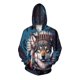 thumbnail image 3 of Sudadera con capucha holgada con estampado de lobo rey para hombre, sudadera con capucha de otoño, sudaderas para hombre, sudaderas modernas y versátiles, 3 of 5