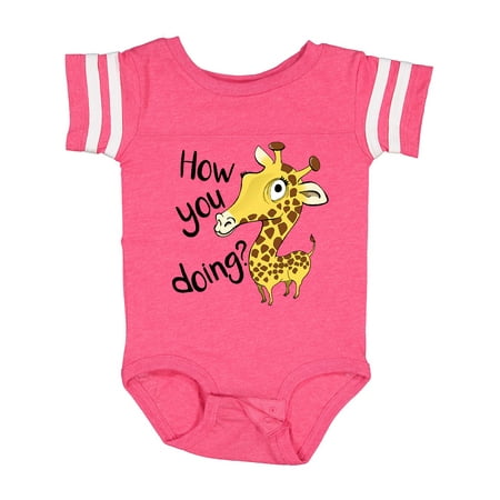 

Inktastic How You Doing Funny Giraffe Gift Baby Boy or Baby Girl Bodysuit