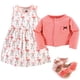 thumbnail image 2 of Hudson Baby Conjunto De Vestido Y Zapatos De Algodón Para Niña, Flamencos, 9-12 Meses, 2 of 2