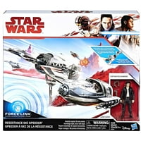 Star Wars Force Resistance Ski Speeder & Captain Poe Dameron Figure