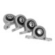 thumbnail image 1 of CIMAXIC 4Ud Rodamiento Flangeado De Almohada Montado Para Soporte Industrial Plata, 1 of 7