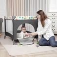 thumbnail image 3 of CIESMSI Pack and Play, Bassinet Bedside Sleeper for Newborn to Toddler, Portable Playard Baby Crib w/Diaper Changer, 3 of 8
