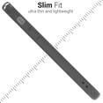 thumbnail image 5 of CoverON Apple iPhone 12 Mini Case (5.4"), Clear Slim fit Lightweight Hard Cover TPU, Black Bumper, 5 of 8
