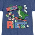 thumbnail image 3 of Disney - Toy Story - Skateboard Rex - Toddler & Youth Girls Short Sleeve Graphic T-Shirt, 3 of 5