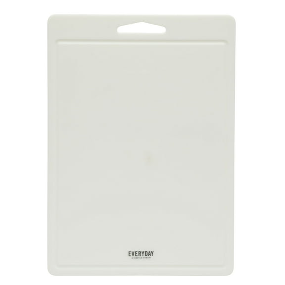 Martha Stewart 18" x 13" Plastic Cutting Boards Set for Kitchen, White