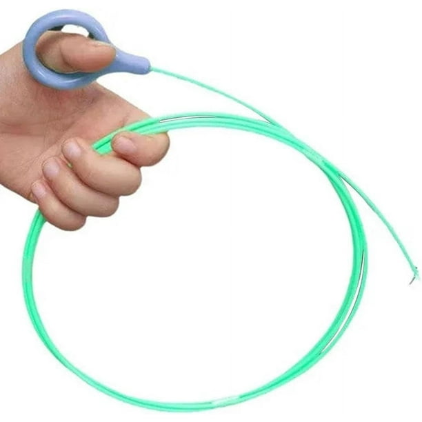 Cepillo de limpieza para techo solar automático, herramienta para orificios de drenaje de 118 pulgadas, limpiadores de tuberías extralargos, cepillo de drenaje Flexible, cepillos de dragado