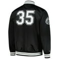 thumbnail image 3 of Men's Mitchell & Ness Frank Thomas Black Chicago White Sox Legends Collection Vintage Satin Full-Snap Jacket, 3 of 7