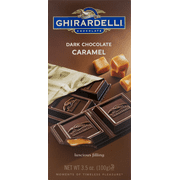 Ghirardelli Dark Chocolate Caramel Chocolate Bar, 3.5 Oz.
