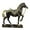 Black, variant on kowaku Horse Statue Art Figurine Collectible Artwork Resin Horse Sculpture Figurine for Living Room Table Bookcase Bedroom Furniture Black