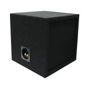 ABSOLUTE Single 12 Sealed MDF Subwoofer/Sub Enclosure Empty Box ( 1 Cubic Feet)